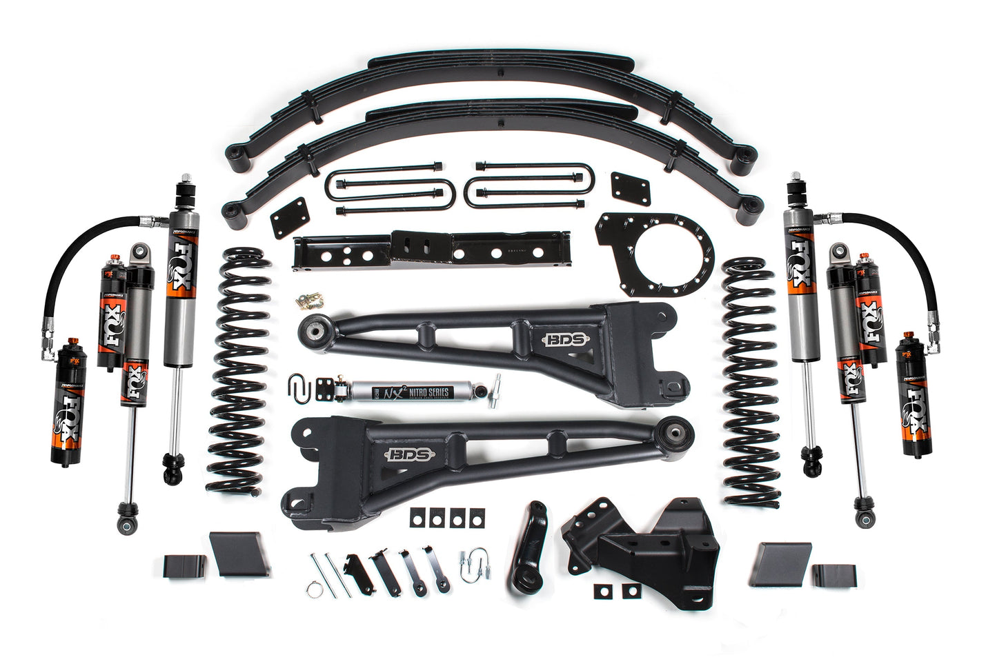 BDS 7 Inch Radius Arm Lift Kit Ford F250/F350 Super Duty Diesel 4WD (2023–2026)