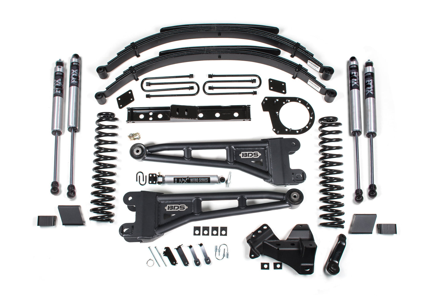 BDS 7 Inch Radius Arm Lift Kit Ford F250/F350 Super Duty Diesel 4WD (2023–2026)