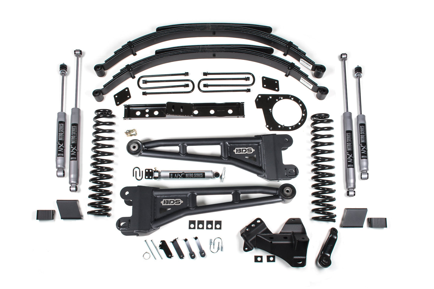 BDS 7 Inch Radius Arm Lift Kit Ford F250/F350 Super Duty Diesel 4WD (2023–2026)