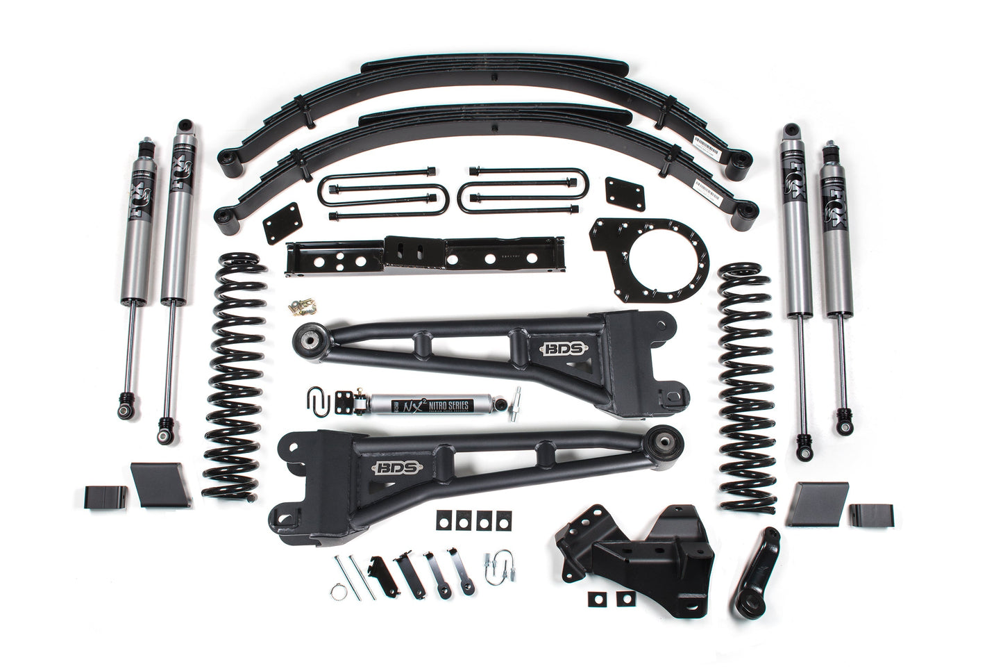 BDS 7 Inch Radius Arm Lift Kit Ford F250/F350 Super Duty Diesel 4WD (2023–2026)
