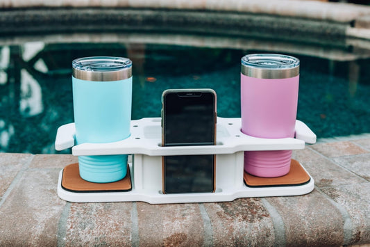 GripTurf Marine Cup + Dual Phone Holder