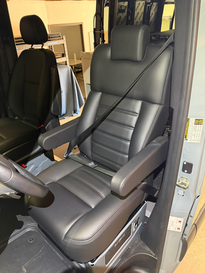 JMG Cruiser Front Seat for Mercedes Sprinter (VC30 & NCV3) | Touring Comfort Seat w/ Adapter Kit