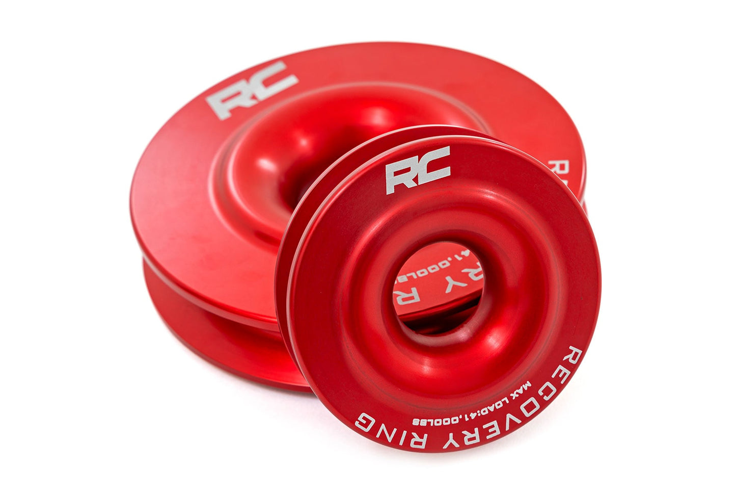 Rough Country 4" Winch Recovery Ring | 41,000 lb Capacity | Lightweight Aluminum