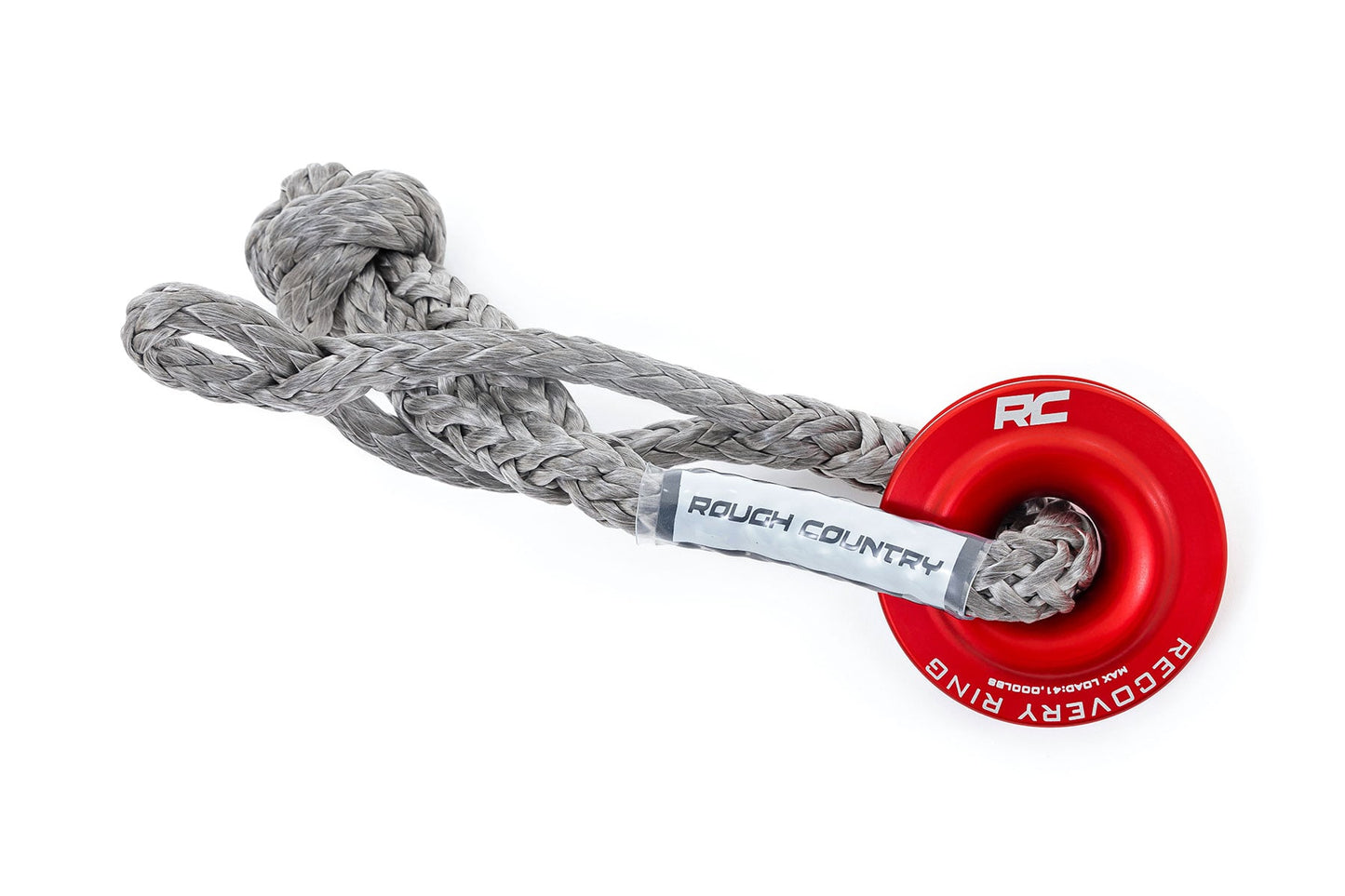 Rough Country 4" Winch Recovery Ring | 41,000 lb Capacity | Lightweight Aluminum